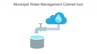Municipal Water Management Colored Icon In Powerpoint Pptx Png And Editable Eps Format