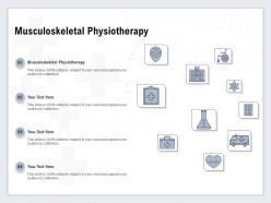 Musculoskeletal physiotherapy ppt powerpoint presentation summary vector