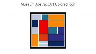 Museum Abstract Art Colored Icon In Powerpoint Pptx Png And Editable Eps Format