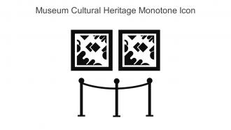 Museum Art Exhibits Monotone Icon In Powerpoint Pptx Png And Editable Eps Format