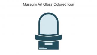 Museum Art Glass Colored Icon In Powerpoint Pptx Png And Editable Eps Format