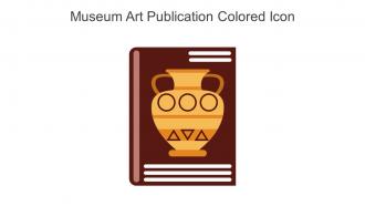 Museum Art Publication Colored Icon In Powerpoint Pptx Png And Editable Eps Format