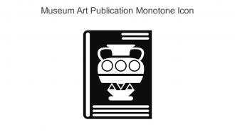 Museum Art Publication Monotone Icon In Powerpoint Pptx Png And Editable Eps Format