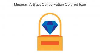 Museum Artifact Conservation Colored Icon In Powerpoint Pptx Png And Editable Eps Format