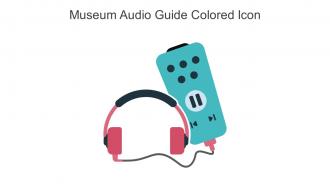 Museum Audio Guide Colored Icon In Powerpoint Pptx Png And Editable Eps Format