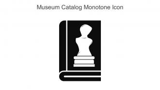 Museum Catalog Monotone Icon In Powerpoint Pptx Png And Editable Eps Format