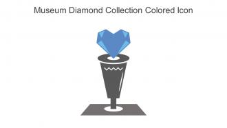 Museum Diamond Collection Colored Icon In Powerpoint Pptx Png And Editable Eps Format