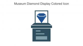 Museum Diamond Display Colored Icon In Powerpoint Pptx Png And Editable Eps Format