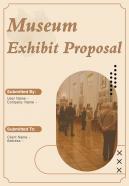 Museum Exhibit Proposal Report Sample Example Document