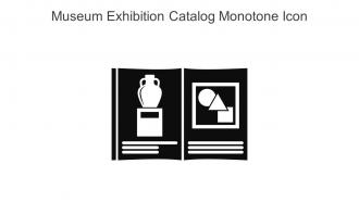 Museum Exhibition Catalog Monotone Icon In Powerpoint Pptx Png And Editable Eps Format