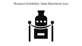 Museum Exhibition Vase Monotone Icon In Powerpoint Pptx Png And Editable Eps Format
