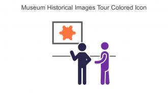 Museum Historical Images Tour Colored Icon In Powerpoint Pptx Png And Editable Eps Format