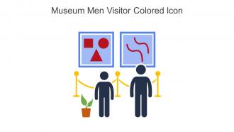 Museum Men Visitor Colored Icon In Powerpoint Pptx Png And Editable Eps Format