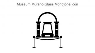 Museum Murano Glass Monotone Icon In Powerpoint Pptx Png And Editable Eps Format