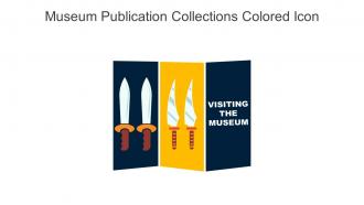 Museum Publication Collections Colored Icon In Powerpoint Pptx Png And Editable Eps Format