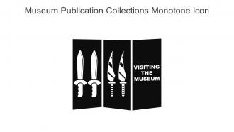 Museum Publication Collections Monotone Icon In Powerpoint Pptx Png And Editable Eps Format