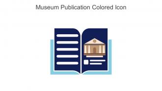 Museum Publication Colored Icon In Powerpoint Pptx Png And Editable Eps Format