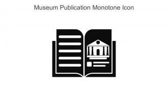 Museum Publication Monotone Icon In Powerpoint Pptx Png And Editable Eps Format