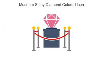 Museum Shiny Diamond Colored Icon In Powerpoint Pptx Png And Editable Eps Format