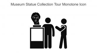Museum Statue Collection Tour Monotone Icon In Powerpoint Pptx Png And Editable Eps Format