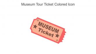 Museum Tour Ticket Colored Icon In Powerpoint Pptx Png And Editable Eps Format