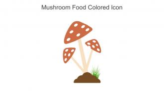 Mushroom Food Colored Icon In Powerpoint Pptx Png And Editable Eps Format