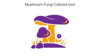 Mushroom Fungi Colored Icon In Powerpoint Pptx Png And Editable Eps Format