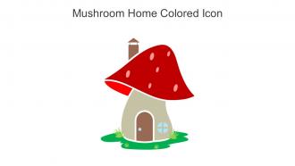 Mushroom Home Colored Icon In Powerpoint Pptx Png And Editable Eps Format