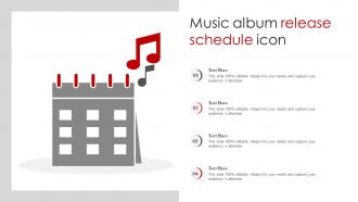 Music Album Release Schedule Icon