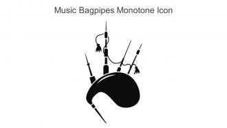Music Bagpipes Monotone Icon In Powerpoint Pptx Png And Editable Eps Format
