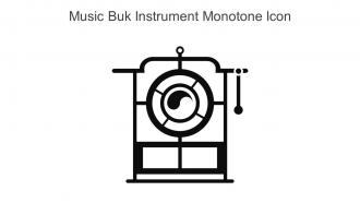 Music Buk Instrument Monotone Icon In Powerpoint Pptx Png And Editable Eps Format