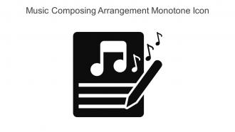 Music Composing Arrangement Monotone Icon In Powerpoint Pptx Png And Editable Eps Format