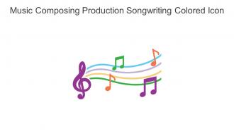 Music Composing Production Songwriting Colored Icon In Powerpoint Pptx Png And Editable Eps Format