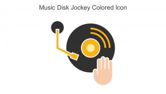 Music Disk Jockey Colored Icon In Powerpoint Pptx Png And Editable Eps Format