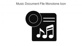 Music Document File Monotone Icon In Powerpoint Pptx Png And Editable Eps Format