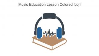 Music Education Lesson Colored Icon In Powerpoint Pptx Png And Editable Eps Format