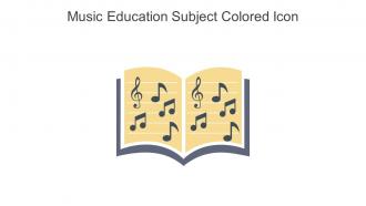 Music Education Subject Colored Icon In Powerpoint Pptx Png And Editable Eps Format