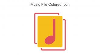 Music File Colored Icon In Powerpoint Pptx Png And Editable Eps Format