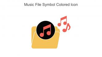 Music File Symbol Colored Icon In Powerpoint Pptx Png And Editable Eps Format