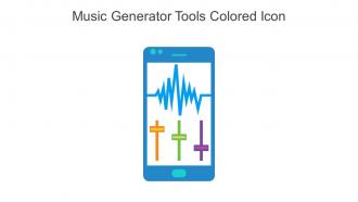 Music Generator Tools Colored Icon In Powerpoint Pptx Png And Editable Eps Format