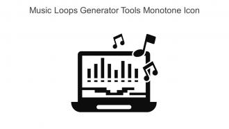 Music Loops Generator Tools Monotone Icon In Powerpoint Pptx Png And Editable Eps Format