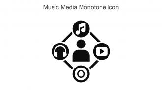 Music Media Monotone Icon In Powerpoint Pptx Png And Editable Eps Format