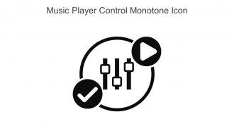 Music Player Control Monotone Icon In Powerpoint Pptx Png And Editable Eps Format