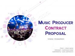 Music Producer Contract Proposal Powerpoint Presentation Slides