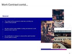 Music Production Companies Contract Proposal Powerpoint Presentation Slides