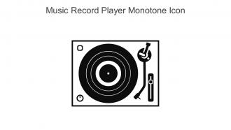 Music Record Player Monotone Icon In Powerpoint Pptx Png And Editable Eps Format