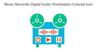 Music Recorder Digital Audio Workstation Colored Icon In Powerpoint Pptx Png And Editable Eps Format