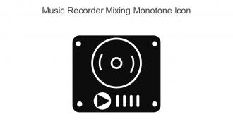 Music Recorder Mixing Monotone Icon In Powerpoint Pptx Png And Editable Eps Format