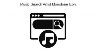 Music Search Artist Monotone Icon In Powerpoint Pptx Png And Editable Eps Format