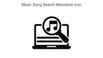 Music Song Search Monotone Icon In Powerpoint Pptx Png And Editable Eps Format